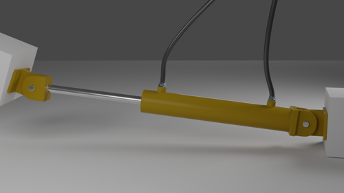 Animated Hydraulic Cylinder preview image